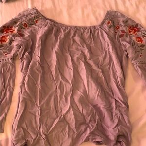 Off shoulder top